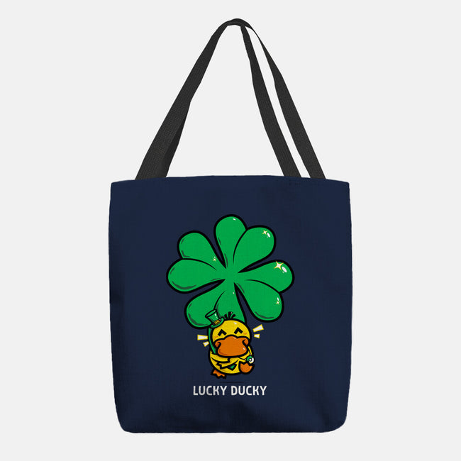 Lucky Ducky-None-Basic Tote-Bag-krisren28