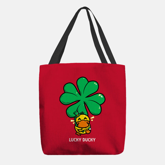 Lucky Ducky-None-Basic Tote-Bag-krisren28