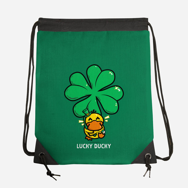 Lucky Ducky-None-Drawstring-Bag-krisren28