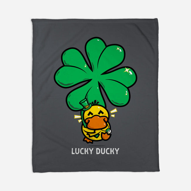 Lucky Ducky-None-Fleece-Blanket-krisren28