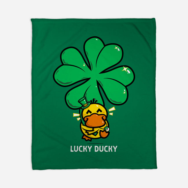 Lucky Ducky-None-Fleece-Blanket-krisren28
