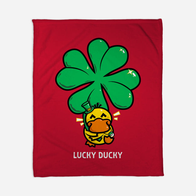Lucky Ducky-None-Fleece-Blanket-krisren28