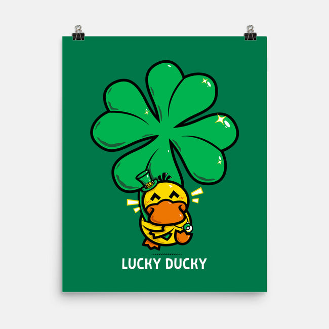 Lucky Ducky-None-Matte-Poster-krisren28