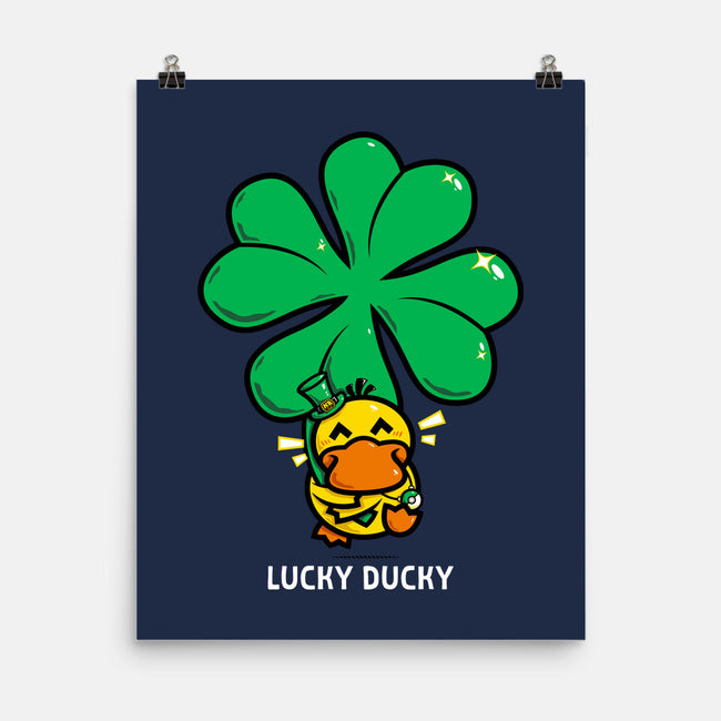 Lucky Ducky-None-Matte-Poster-krisren28