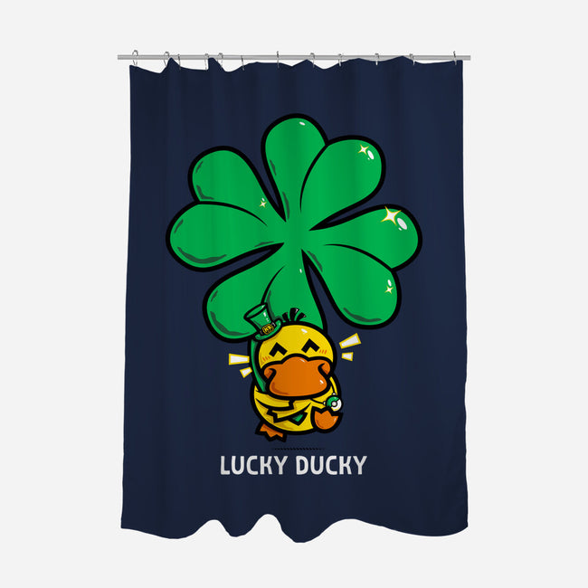 Lucky Ducky-None-Polyester-Shower Curtain-krisren28