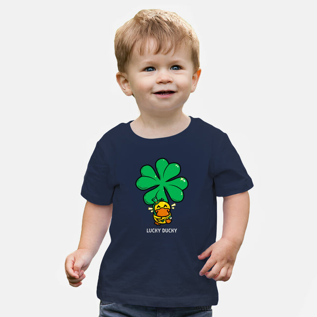 Lucky Ducky-Baby-Basic-Tee-krisren28