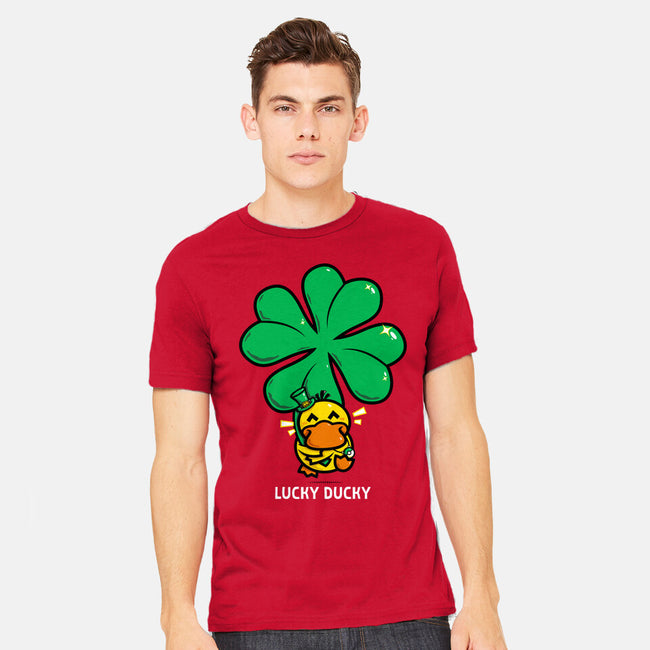 Lucky Ducky-Mens-Heavyweight-Tee-krisren28