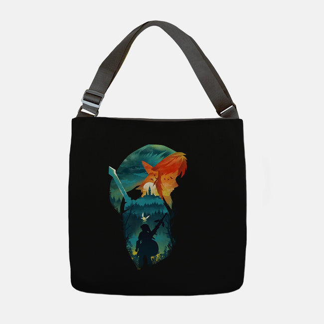 Hyrule Hero-None-Adjustable Tote-Bag-dandingeroz