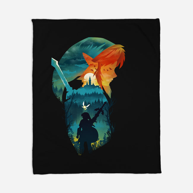 Hyrule Hero-None-Fleece-Blanket-dandingeroz