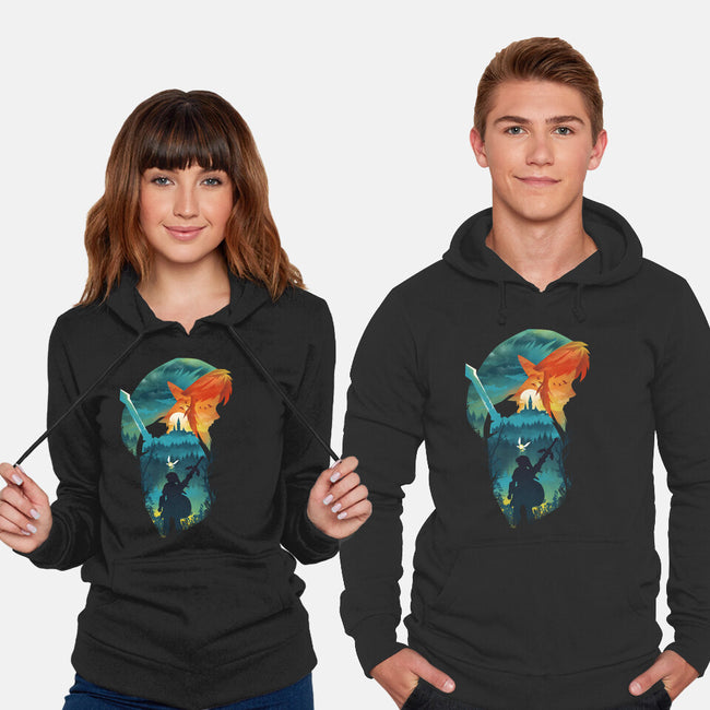 Hyrule Hero-Unisex-Pullover-Sweatshirt-dandingeroz