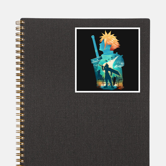 Buster Sword Hero-None-Glossy-Sticker-dandingeroz