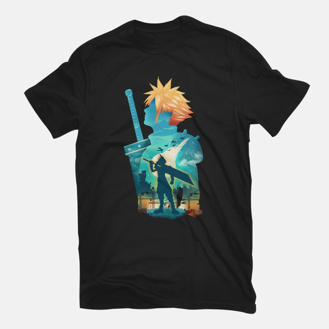 Buster Sword Hero-Womens-Fitted-Tee-dandingeroz