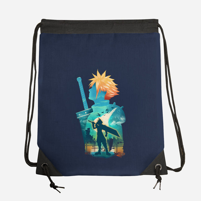 Buster Sword Hero-None-Drawstring-Bag-dandingeroz