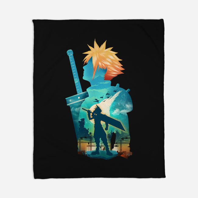 Buster Sword Hero-None-Fleece-Blanket-dandingeroz