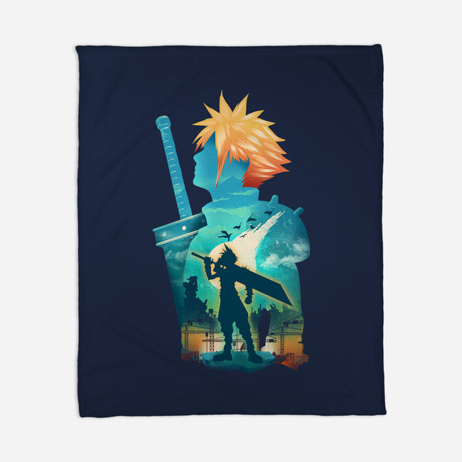 Buster Sword Hero-None-Fleece-Blanket-dandingeroz
