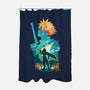 Buster Sword Hero-None-Polyester-Shower Curtain-dandingeroz