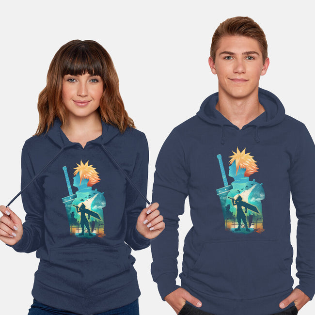 Buster Sword Hero-Unisex-Pullover-Sweatshirt-dandingeroz