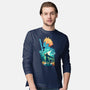Buster Sword Hero-Mens-Long Sleeved-Tee-dandingeroz