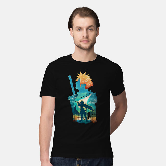 Buster Sword Hero-Mens-Premium-Tee-dandingeroz