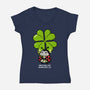 Carrying Luck-Womens-V-Neck-Tee-krisren28
