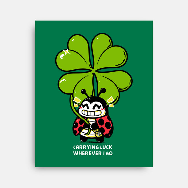 Carrying Luck-None-Stretched-Canvas-krisren28