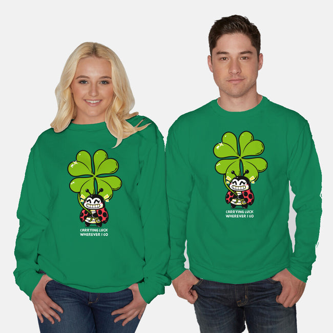 Carrying Luck-Unisex-Crew Neck-Sweatshirt-krisren28