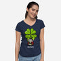 Carrying Luck-Womens-V-Neck-Tee-krisren28