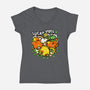 Lucky Vibes Only-Womens-V-Neck-Tee-krisren28