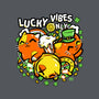Lucky Vibes Only-Womens-Fitted-Tee-krisren28