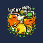 Lucky Vibes Only-Unisex-Crew Neck-Sweatshirt-krisren28
