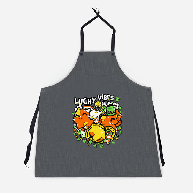Lucky Vibes Only-Unisex-Kitchen-Apron-krisren28