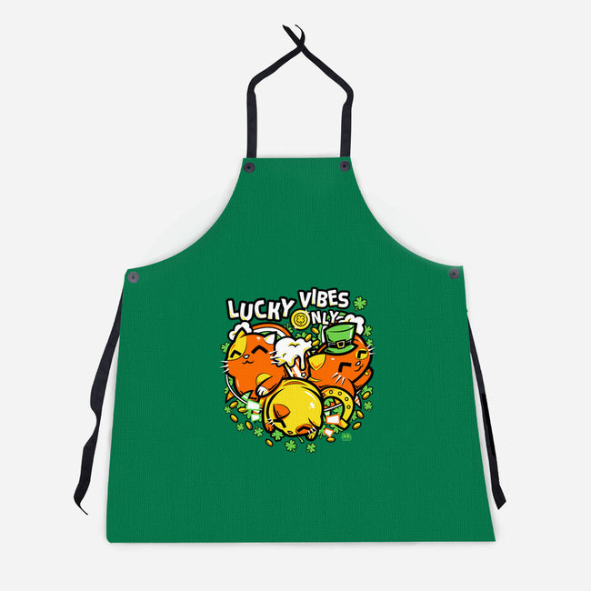 Lucky Vibes Only-Unisex-Kitchen-Apron-krisren28