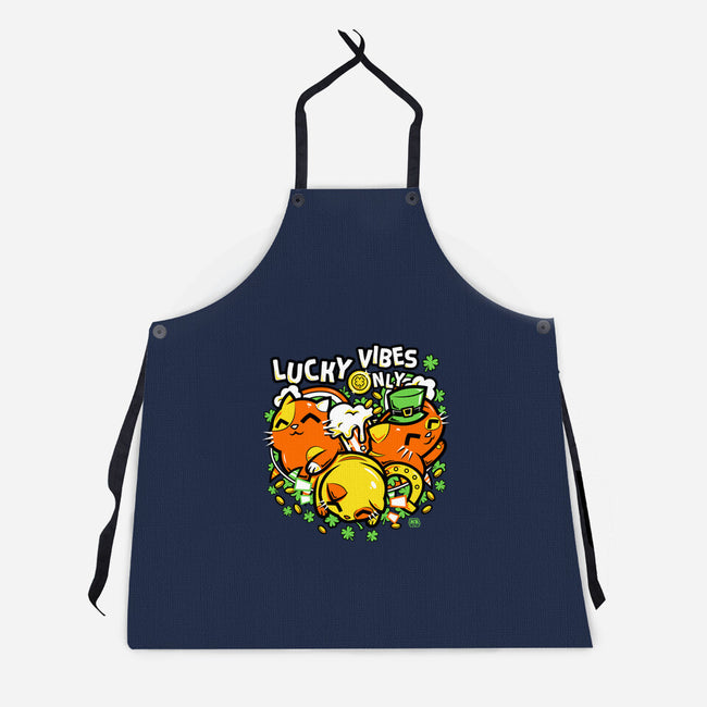 Lucky Vibes Only-Unisex-Kitchen-Apron-krisren28