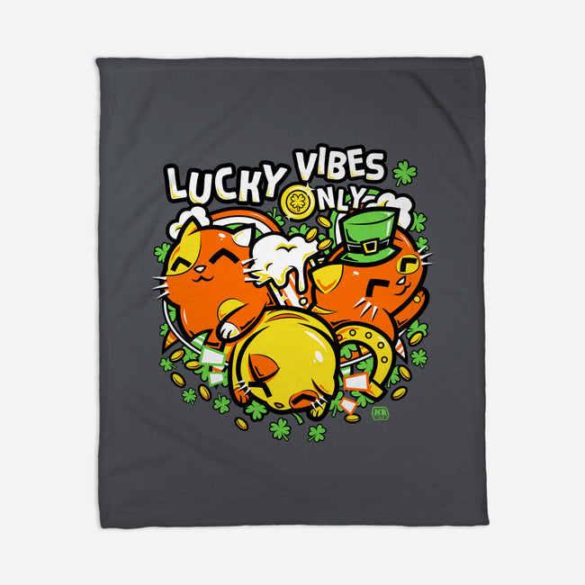 Lucky Vibes Only-None-Fleece-Blanket-krisren28