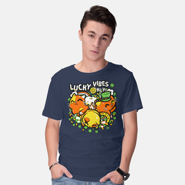 Lucky Vibes Only-Mens-Basic-Tee-krisren28