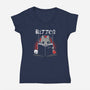 Kitten Murder-Womens-V-Neck-Tee-Vallina84