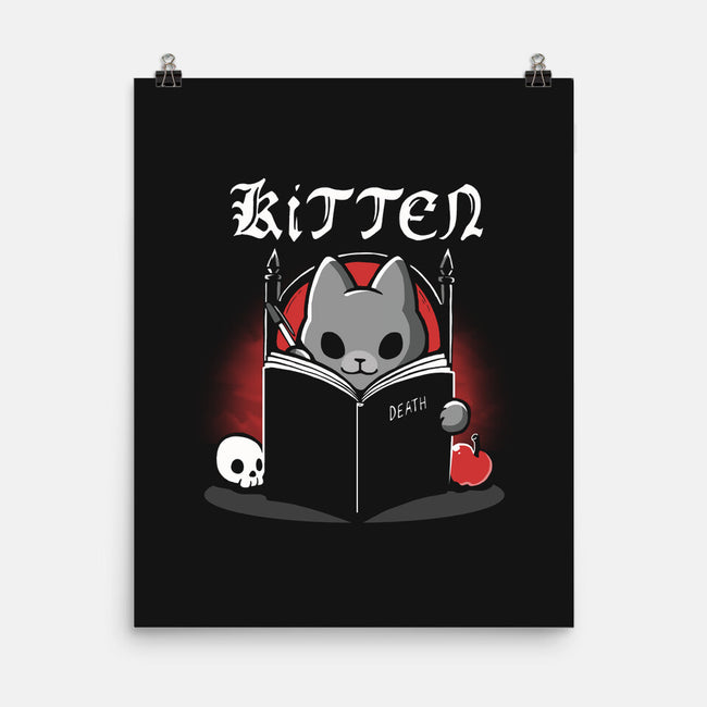 Kitten Murder-None-Matte-Poster-Vallina84