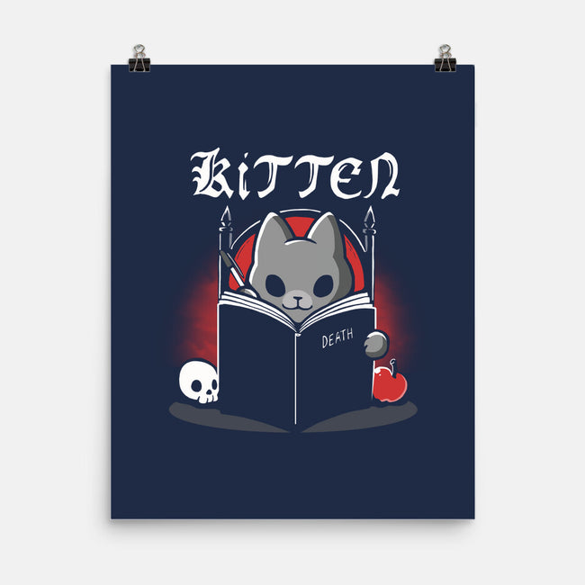 Kitten Murder-None-Matte-Poster-Vallina84