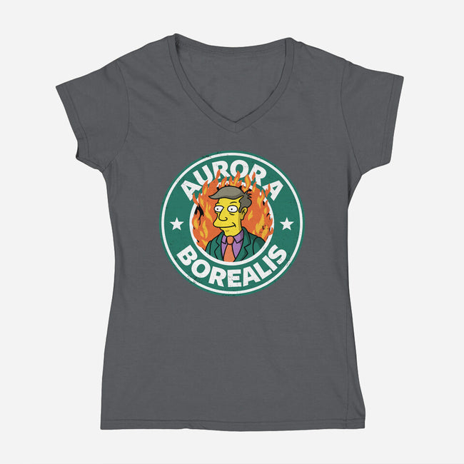 Skinnerbucks-Womens-V-Neck-Tee-Barbadifuoco