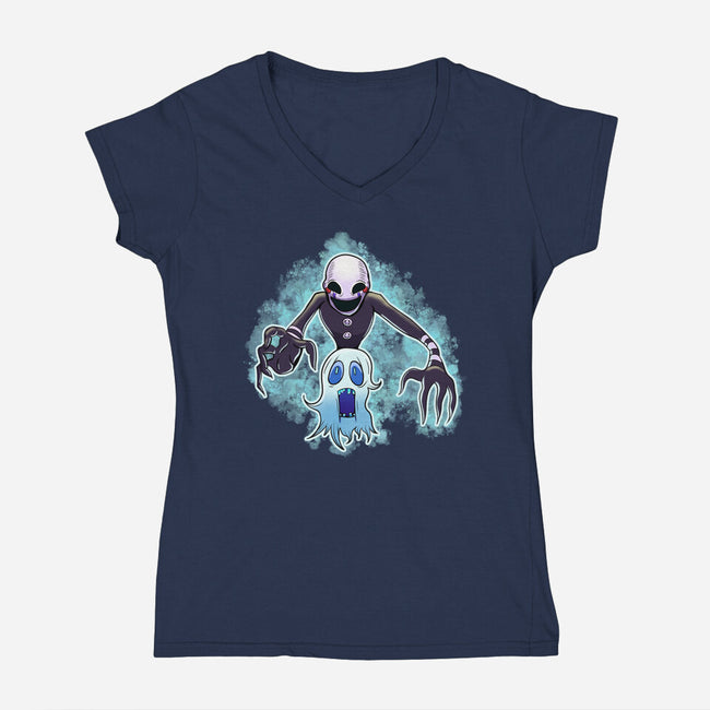 I Will Protect You-Womens-V-Neck-Tee-nickzzarto