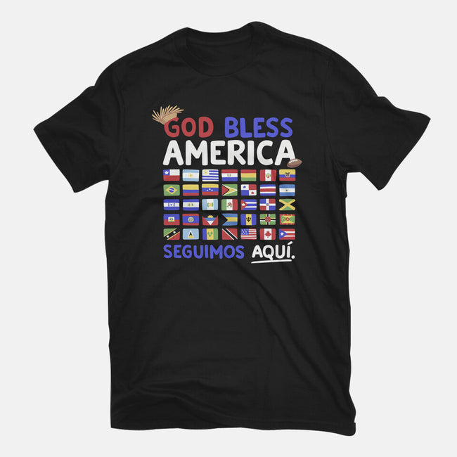 God Bless America-Unisex-Basic-Tee-Geekydog