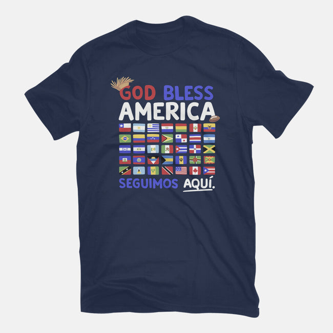 God Bless America-Youth-Basic-Tee-Geekydog