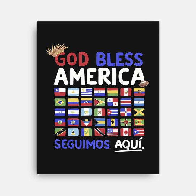 God Bless America-None-Stretched-Canvas-Geekydog