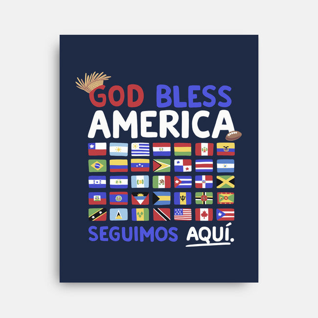 God Bless America-None-Stretched-Canvas-Geekydog