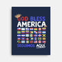 God Bless America-None-Stretched-Canvas-Geekydog