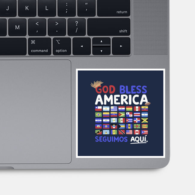 God Bless America-None-Glossy-Sticker-Geekydog