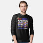 God Bless America-Mens-Long Sleeved-Tee-Geekydog