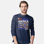 God Bless America-Mens-Long Sleeved-Tee-Geekydog