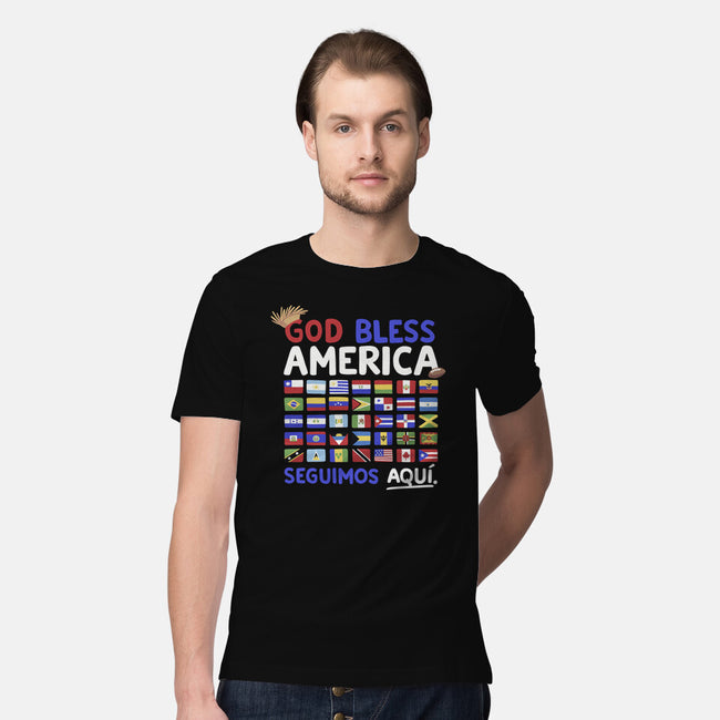 God Bless America-Mens-Premium-Tee-Geekydog