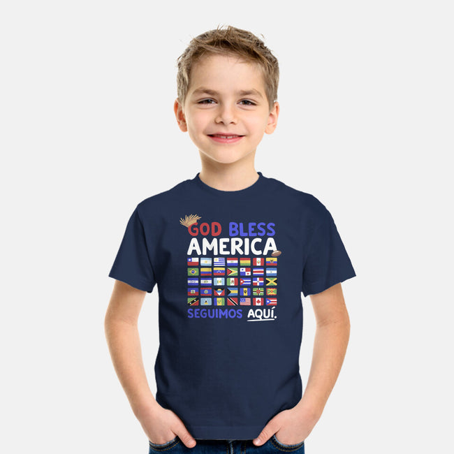 God Bless America-Youth-Basic-Tee-Geekydog